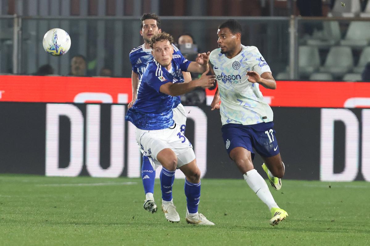 Como - Inter, manșa tur a semifinalelor Cupei Italiei, se termină într-un mod dizgrațios