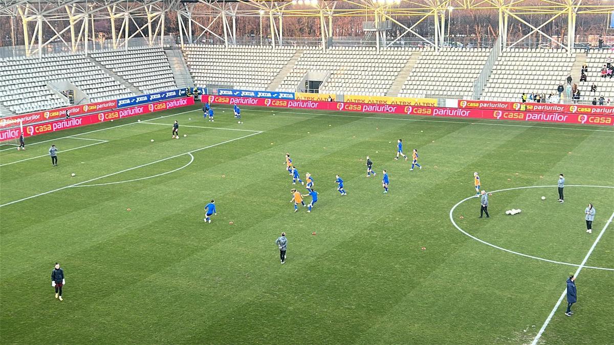 România - Moldova, la fotbal feminin, înainte de meci