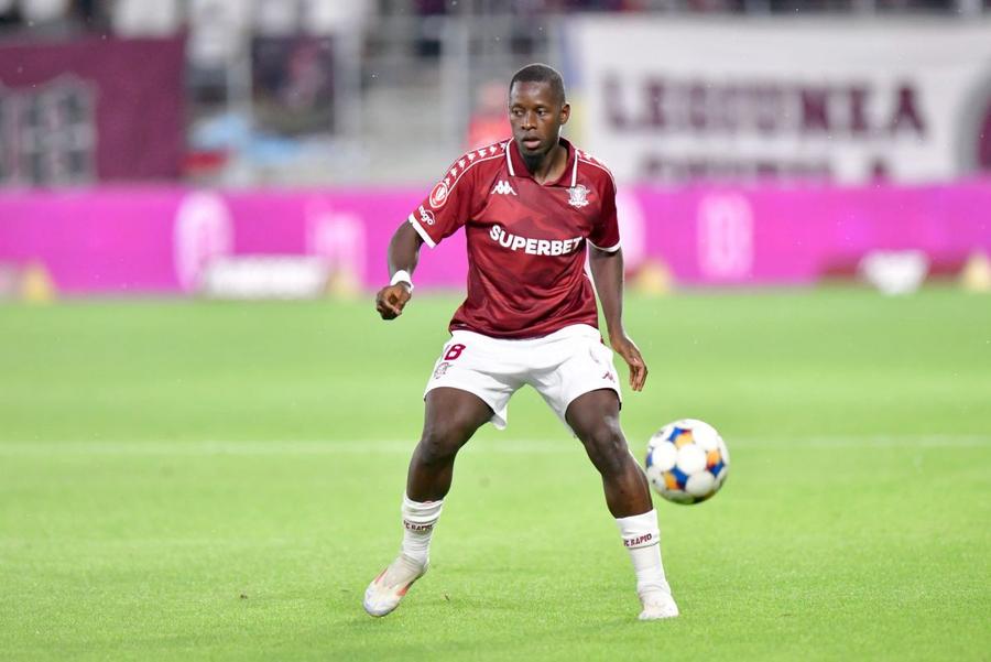 Kader Keita, fotbalistul Rapidului, foto: Cristi Preda (GSP.ro) Ce pedeapsă riscă Kader Keita » GSP a vorbit cu doi avocați: „Un lucru e mai grav decât accidentul în sine”