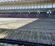 GALERIE FOTO Nu s-a oprit munca! Imagini de senzație de la stadioanele Steaua, Arcul de Triumf și Rapid