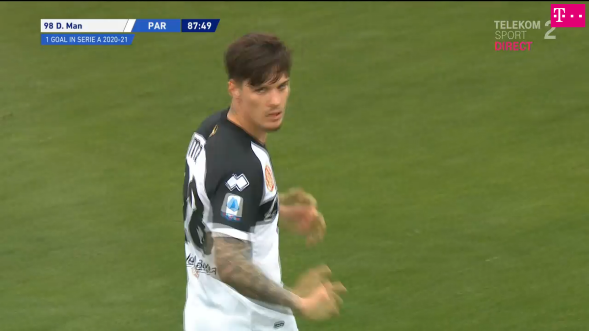 FOTO BENEVENTO - PARMA, GOL DENNIS MAN