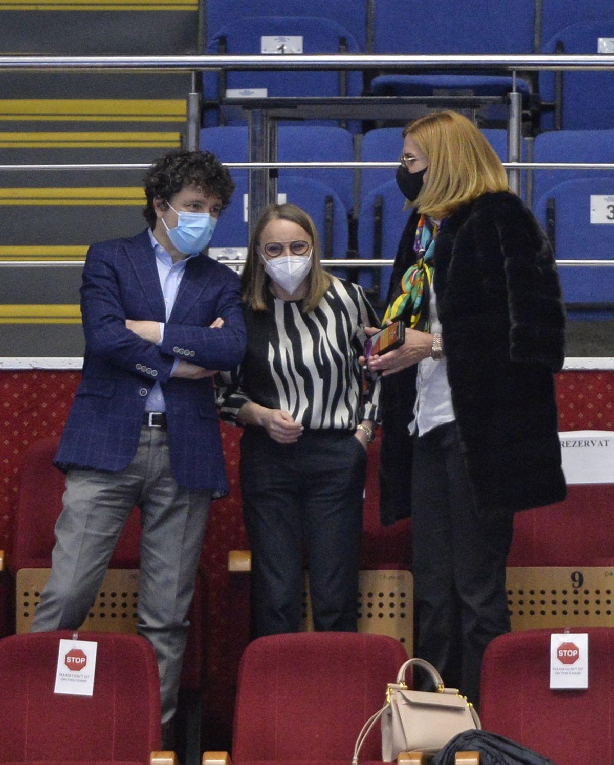 Nicușor Dan, oaspete de lux la CSM București - ȚSKA Moscova, deși meciul s-a jucat fără spectatori