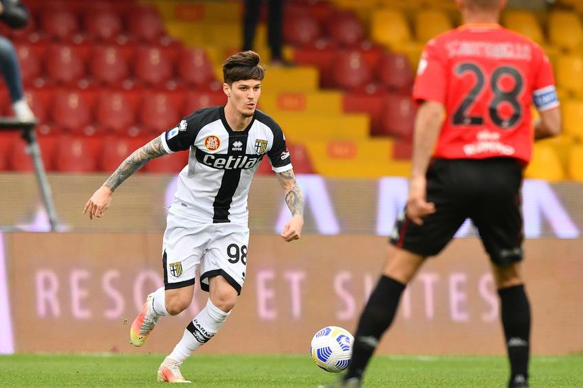 Dennis Man a reușit primul său gol în Serie A. FOTO: Twitter Parma