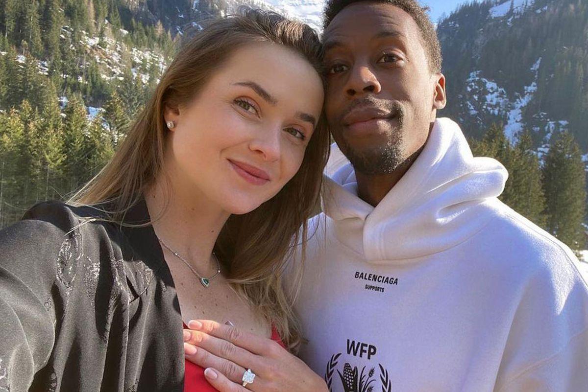 Elina Svitolina și Gael Monfils