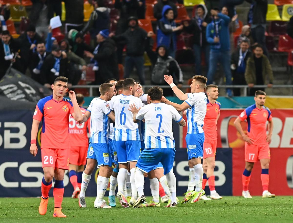FCSB - CSU Craiova 0-2. Florin Tănase nu mai crede în titlu: „CFR Cluj a reușit în acest sezon ceva fantastic! Rămâne să ne consolidăm locul doi”