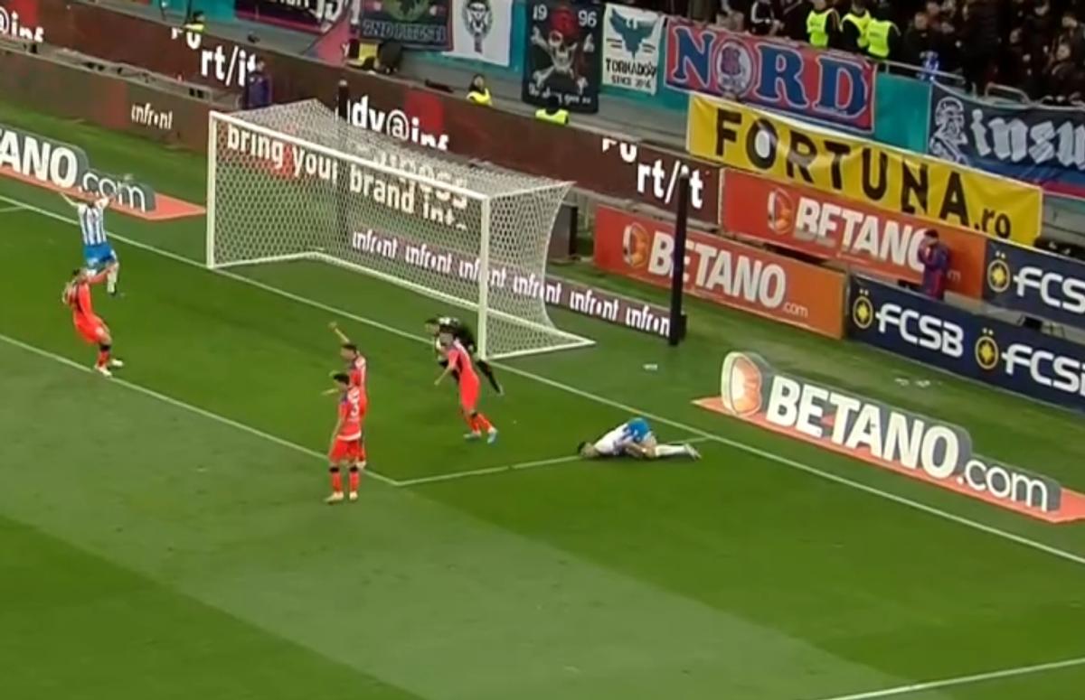 Penalty controversat în FCSB - CSU Craiova