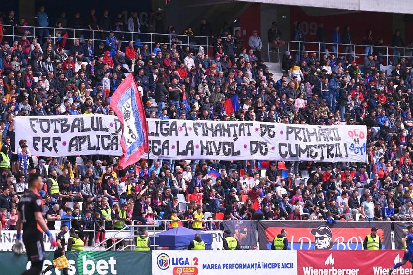 „Militarii” nu au drept de promovare în Liga 1, iar fanii sunt extrem de nemulțumiți / foto: Raed Krishan