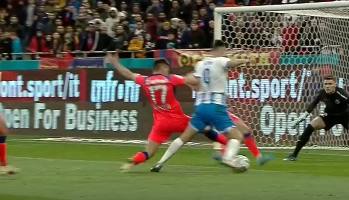 Penalty controversat în FCSB - CSU Craiova