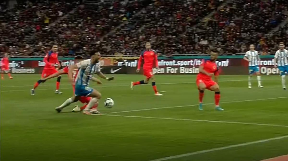 Penalty controversat în FCSB - CSU Craiova