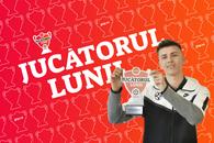 Octavian Popescu, „Jucătorul lunii martie”! Cum s-a votat + Declarațiile mijlocașului de 19 ani: „Un trofeu important pentru mine și cariera mea”