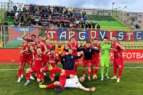 Chindia a câștigat la Mioveni // foto: Facebook @ AFC Chindia Oficial