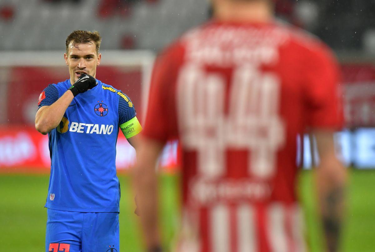 Omul de bază de la FCSB, scos cu targa de pe teren » Primul diagnostic