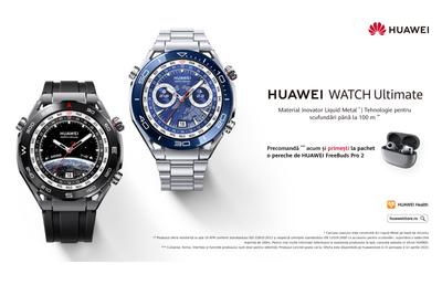 Huawei lansează HUAWEI WATCH Ultimate - smartwatch-ul ultra-flagship cu design de lux și performanțe extreme