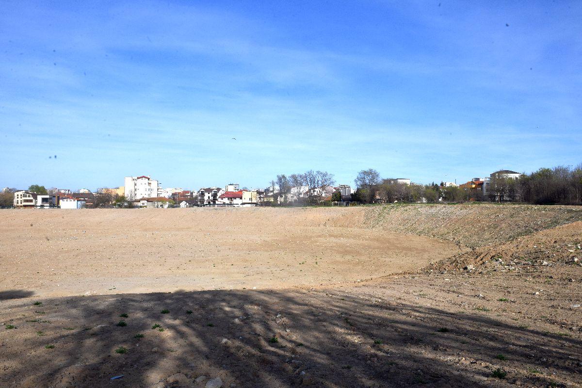 Șantier stadion Constanța - imagini surprinse de GSP pe 31 martie 2024, în istoricul oraș de lângă malul Mării