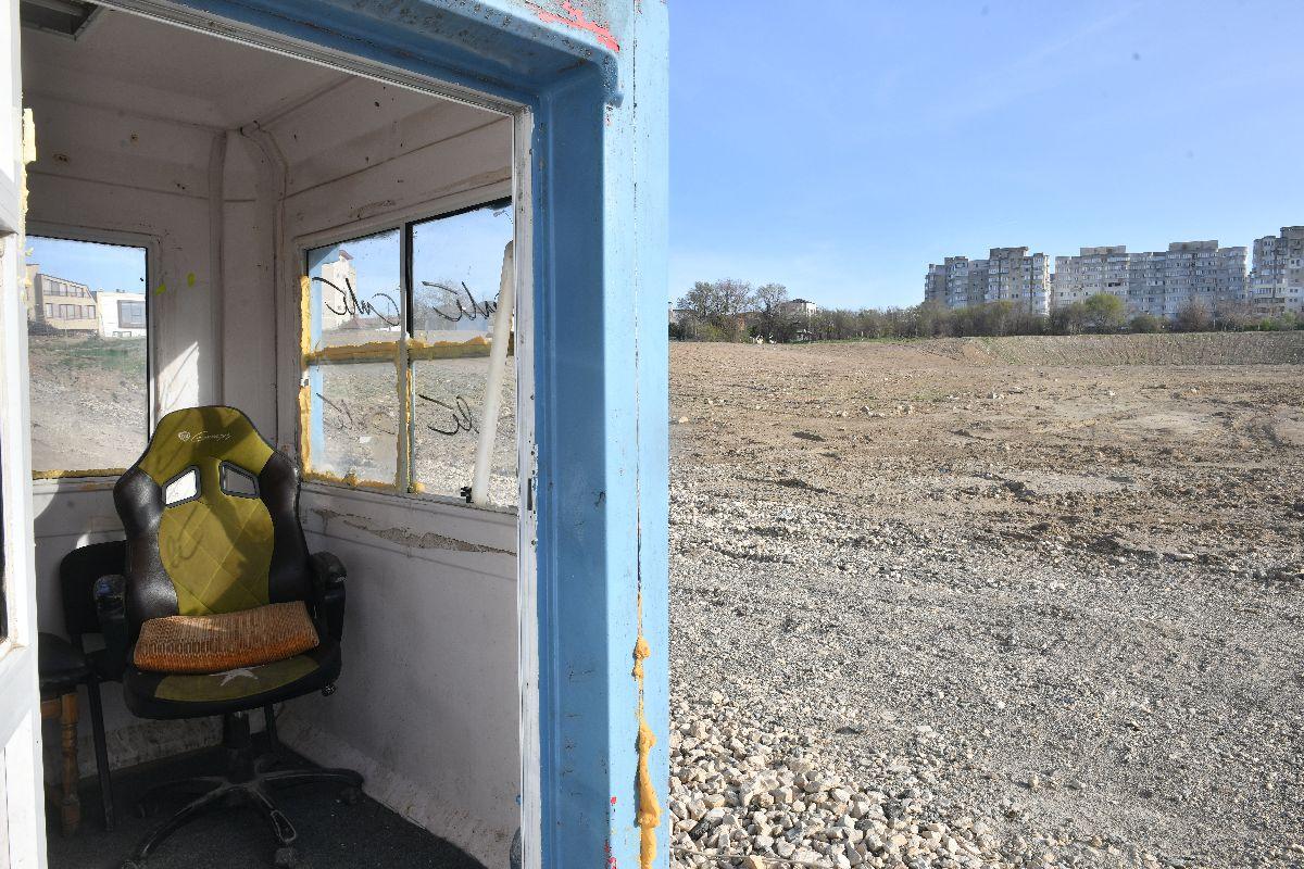 Șantier stadion Constanța - imagini surprinse de GSP pe 31 martie 2024, în istoricul oraș de lângă malul Mării