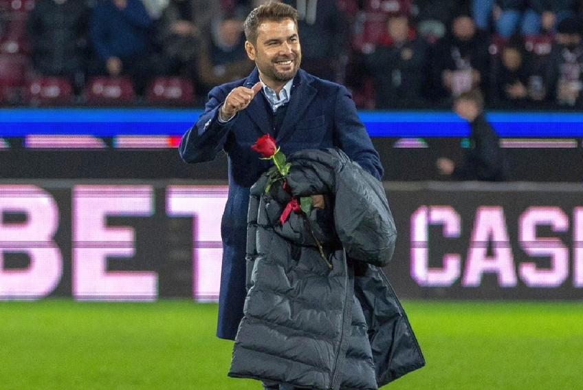 Adrian Mutu a rezistat doar 70 de zile în Gruia / Sursă foto: Facebook@ CFR Cluj