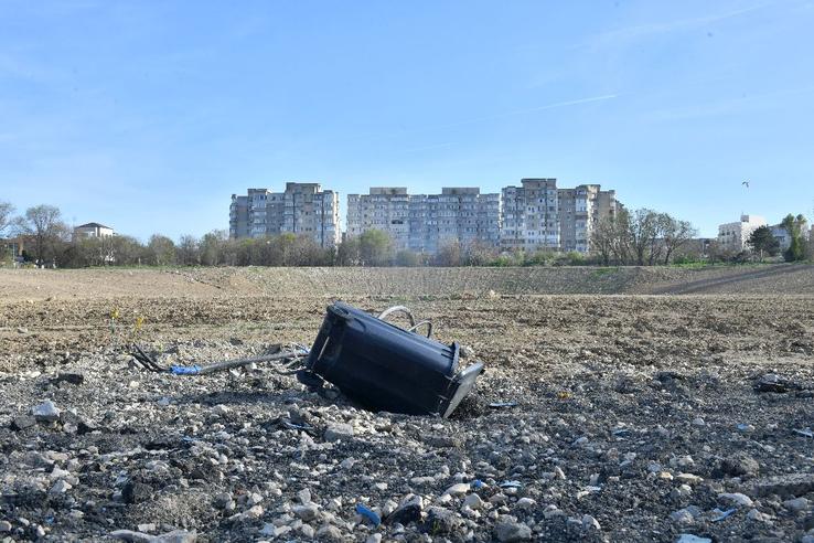 Imagini surprinse de fotoreporterul Gazetei pe șantierul stadionului din Constanța / FOTO: Cristi Preda