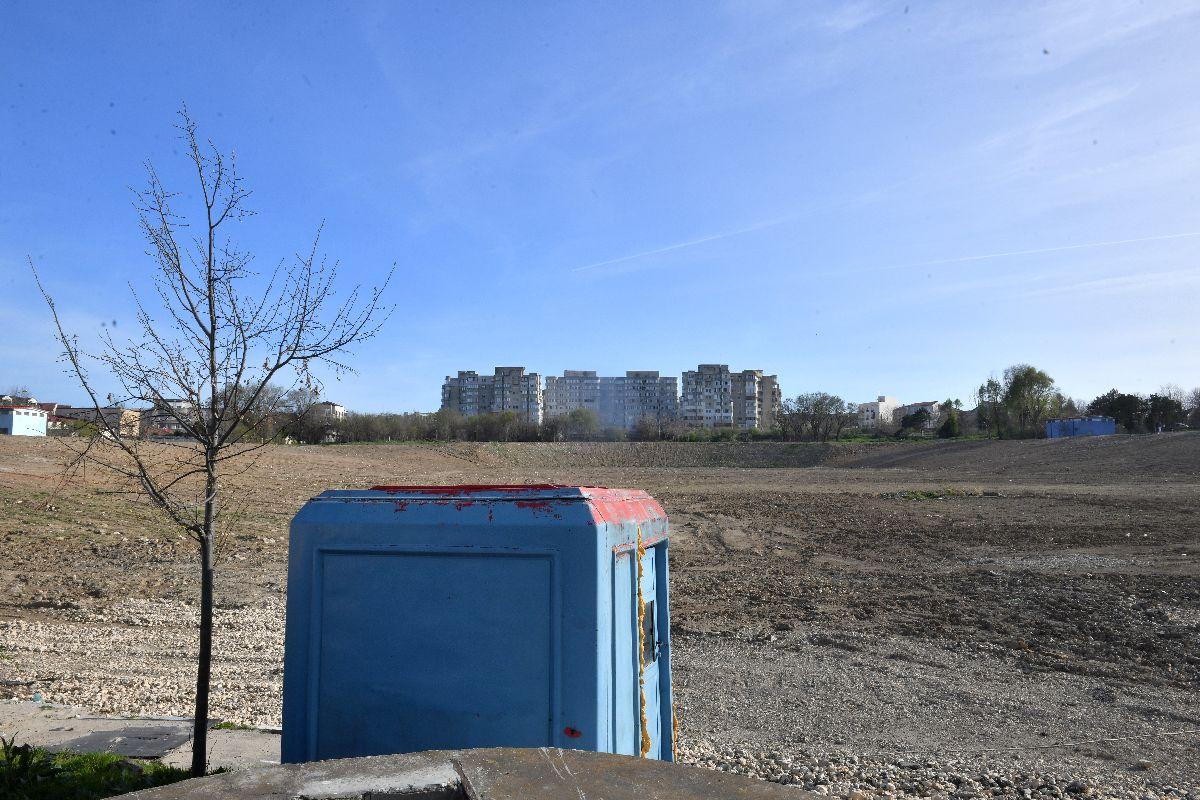 Șantier stadion Constanța - imagini surprinse de GSP pe 31 martie 2024, în istoricul oraș de lângă malul Mării