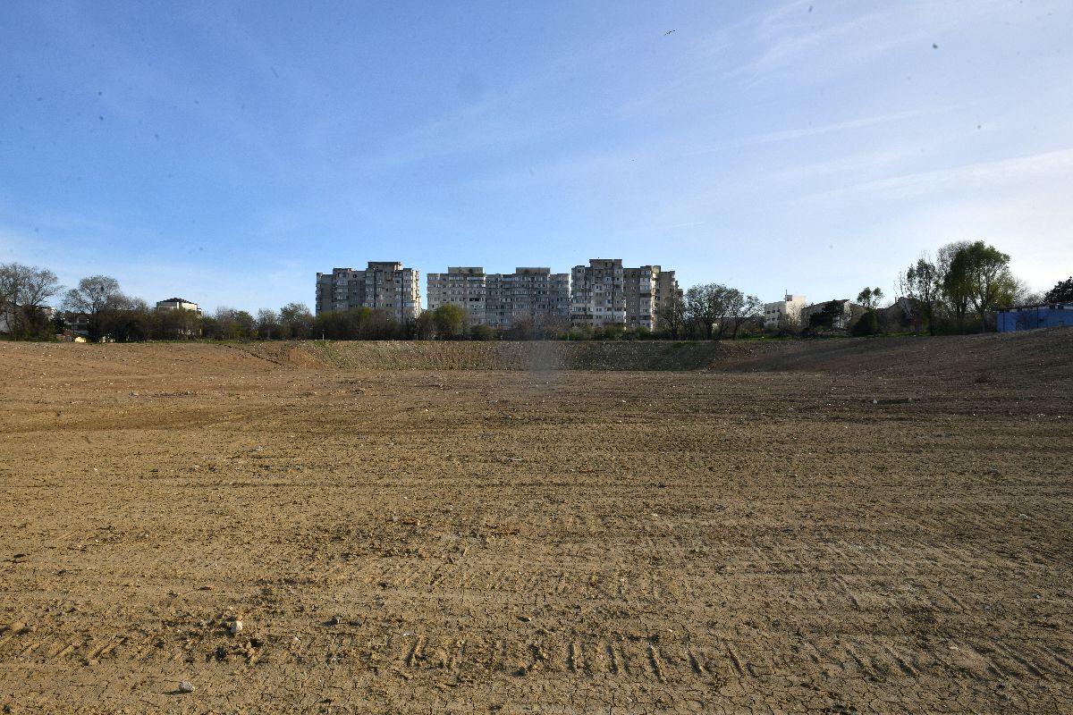 Șantier stadion Constanța - imagini surprinse de GSP pe 31 martie 2024, în istoricul oraș de lângă malul Mării