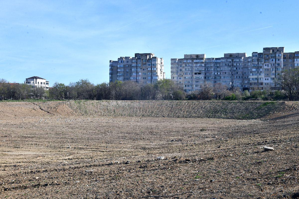 Șantier stadion Constanța - imagini surprinse de GSP pe 31 martie 2024, în istoricul oraș de lângă malul Mării