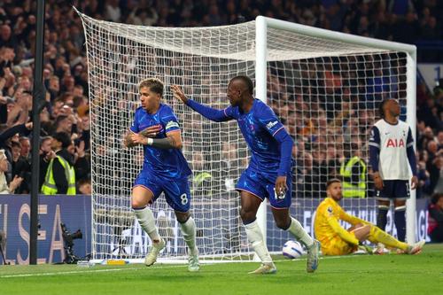 Enzo Fernandez, mijlocașul lui Chelsea, a marcat cu Tottenham/ foto Imago Images