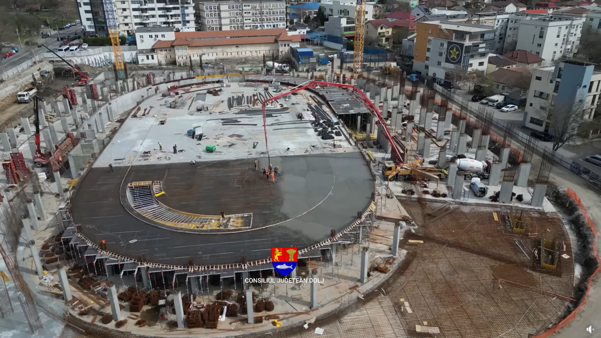 Noul complex sportiv de la Craiova, 3 aprilie 2025