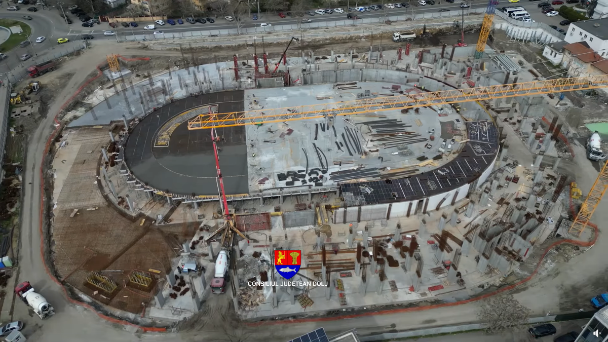 Noul complex sportiv de la Craiova, 3 aprilie 2025