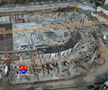Arena multifuncțională din inima orașului capătă contur » Imaginile spectaculoase surprinse azi pe șantier