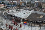 Arena multifuncțională din inima orașului capătă contur » Imaginile spectaculoase surprinse azi pe șantier