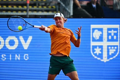 Filip Jianu în acțiune la Țiriac Open Foto: Țiriac Open/Raed Krishan