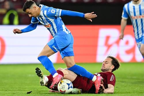 Damjan Djokovic a fost printre cei mai buni jucători de la CFR Cluj în meciul cu Universitatea Craiova // FOTO: Facebook
