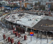 Arena multifuncțională din inima orașului capătă contur » Imaginile spectaculoase surprinse azi pe șantier