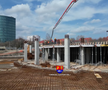 Arena multifuncțională din inima orașului capătă contur » Imaginile spectaculoase surprinse azi pe șantier