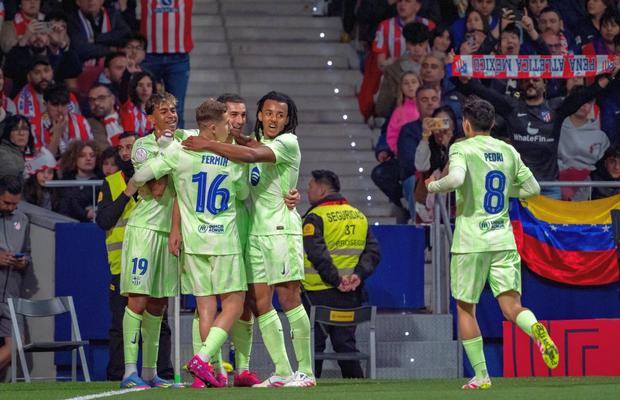 Moment rar întâlnit! » Fotbalistul de la Barcelona a fost aplaudat de fanii lui Atletico