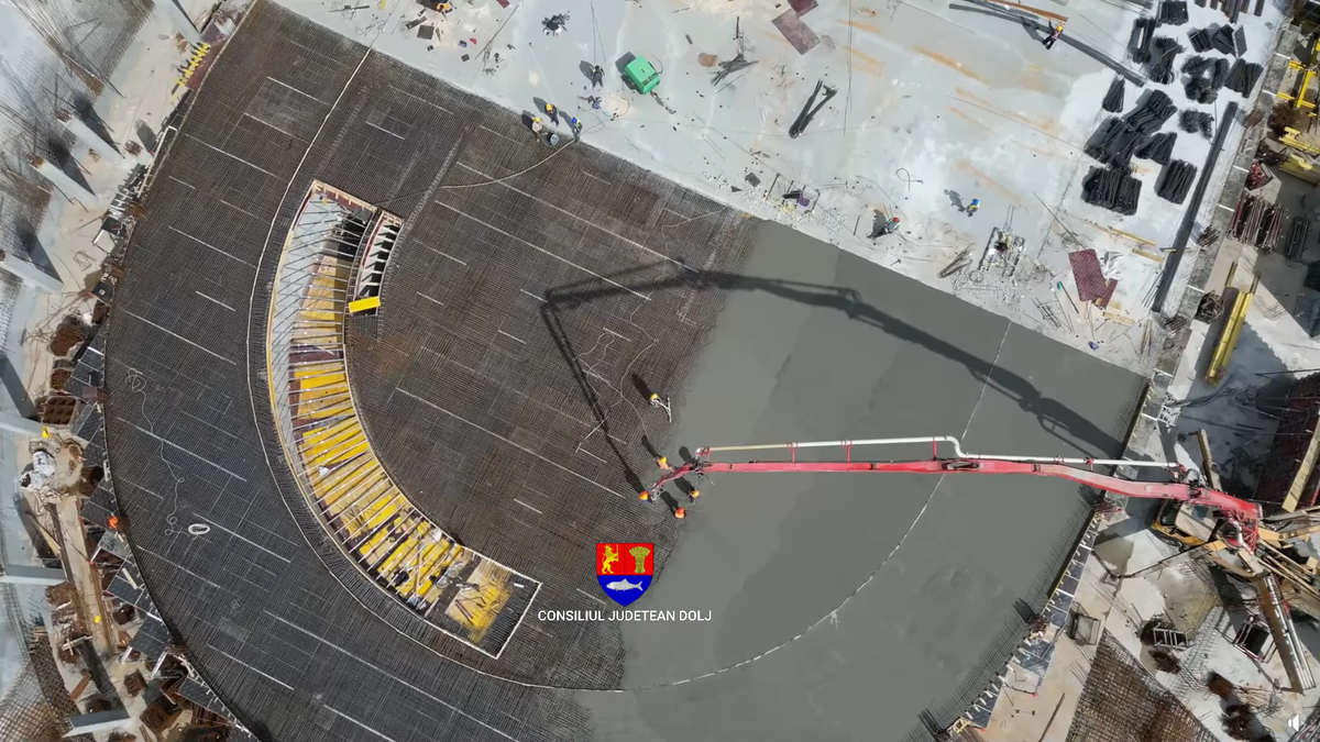 Noul complex sportiv de la Craiova, 3 aprilie 2025