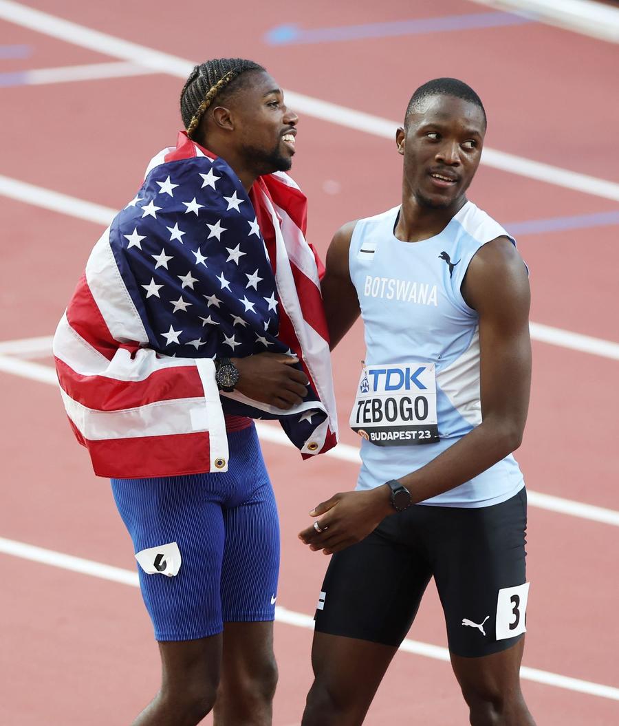 Noah Lyles și Letsile Tebogo la JO de la Paris 2024 Foto: Guliver / Getty Images Mărturisirea tulburătoare a unui campion olimpic: „Dacă nu aș fi făcut sport, aș fi fost, probabil, infractor de drept comun”