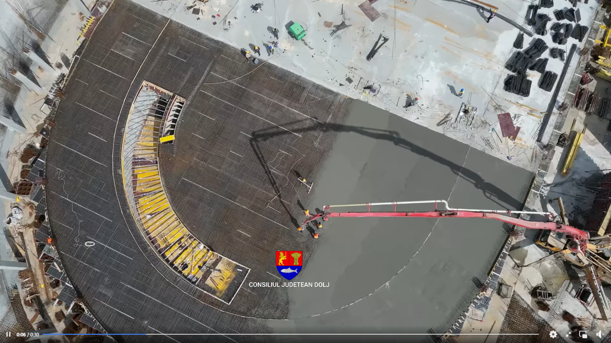 Noul complex sportiv de la Craiova, 3 aprilie 2025