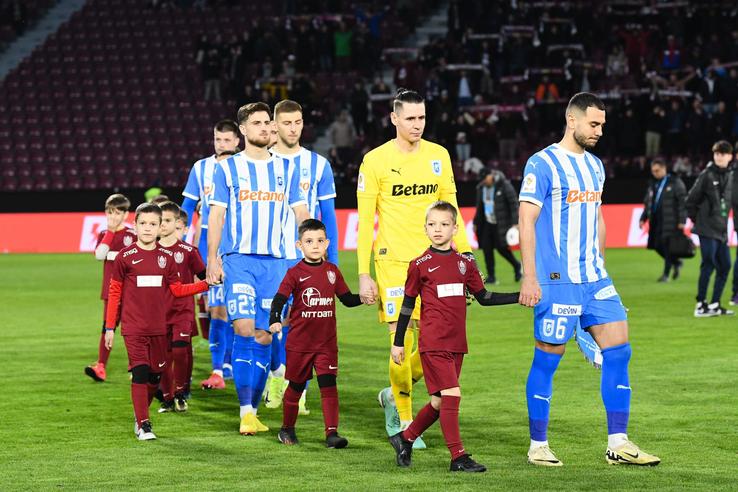 CFR Cluj - Universitatea Craiova / FOTO: Facebook @UCVOficial
