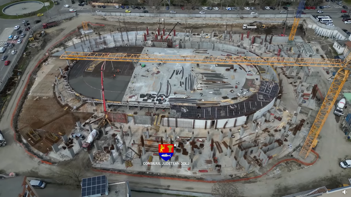 Noul complex sportiv de la Craiova, 3 aprilie 2025