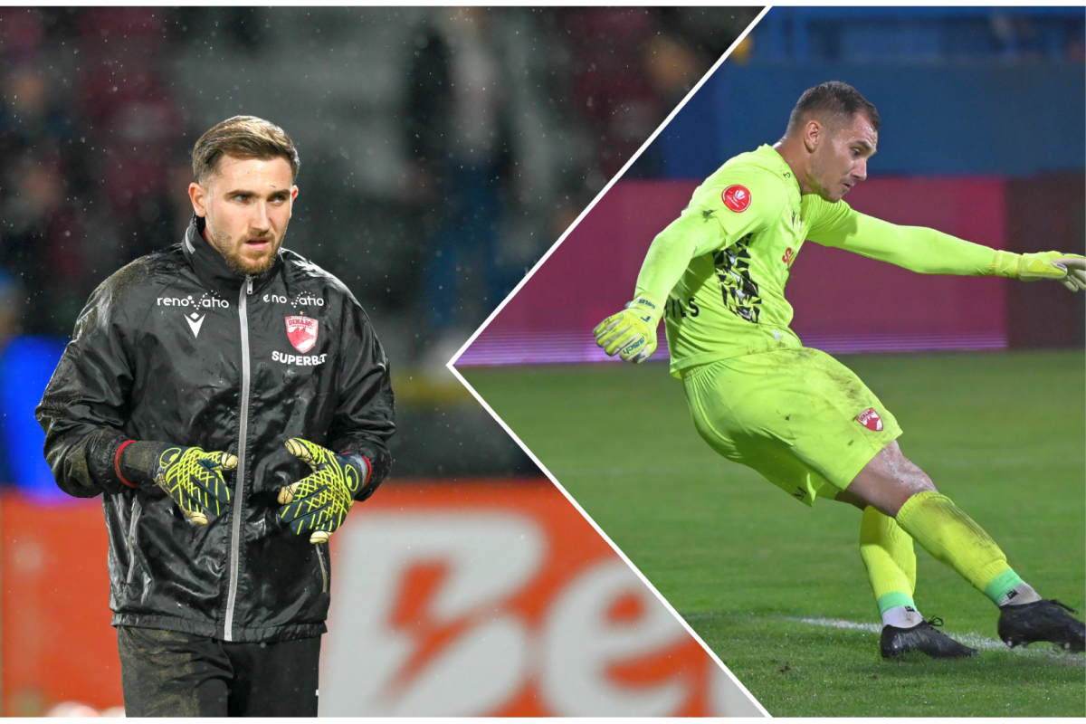 Alex Roșca sau Adnan Golubovic, cine ar trebui să apere poarta lui Dinamo? » Cifrele spun totul: diferență șocantă la un capitol