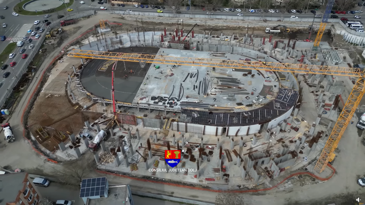 Noul complex sportiv de la Craiova, 3 aprilie 2025