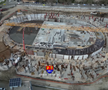 Arena multifuncțională din inima orașului capătă contur » Imaginile spectaculoase surprinse azi pe șantier
