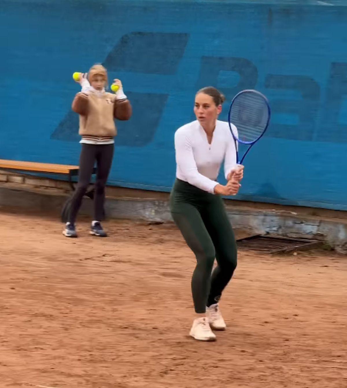 Marta Kostyuk, antrenament sub alarme antiaeriene în apropierea Paștelui