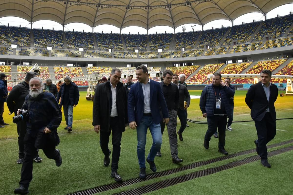 Ciprian Ciucu, ședință la Arena Națională, 3 aprilie 2026