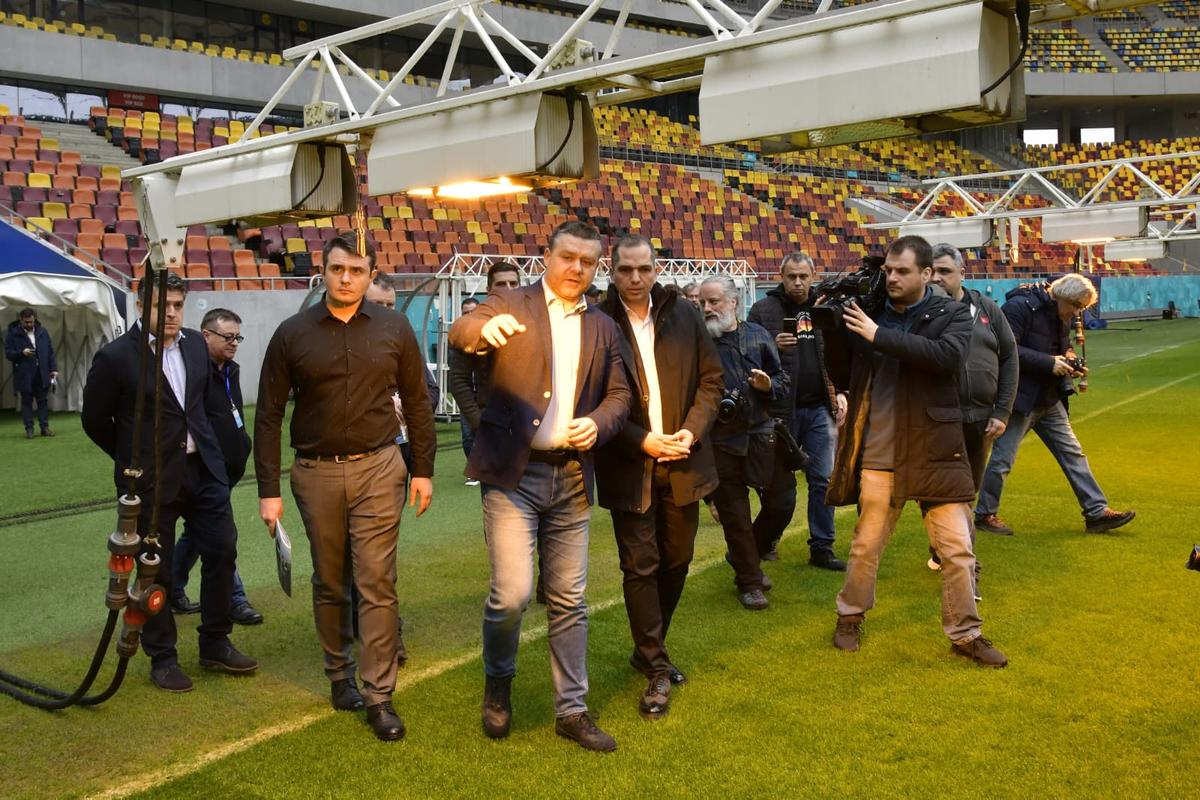 Ciprian Ciucu, ședință la Arena Națională, 3 aprilie 2026