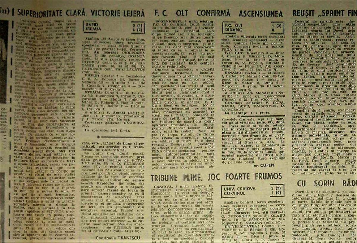 32 de ani de la cea mai mare catastrofă internă a Rapidului: 2-8 cu Steaua! „Rezultatul a fost normal, puteam să le mai dăm 3-4 goluri!”
