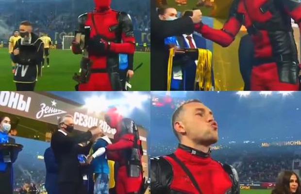 Deadpool a ridicat trofeul de campioană pentru Zenit! Cum a ales Dzyuba costumul: „Avem asta în comun”