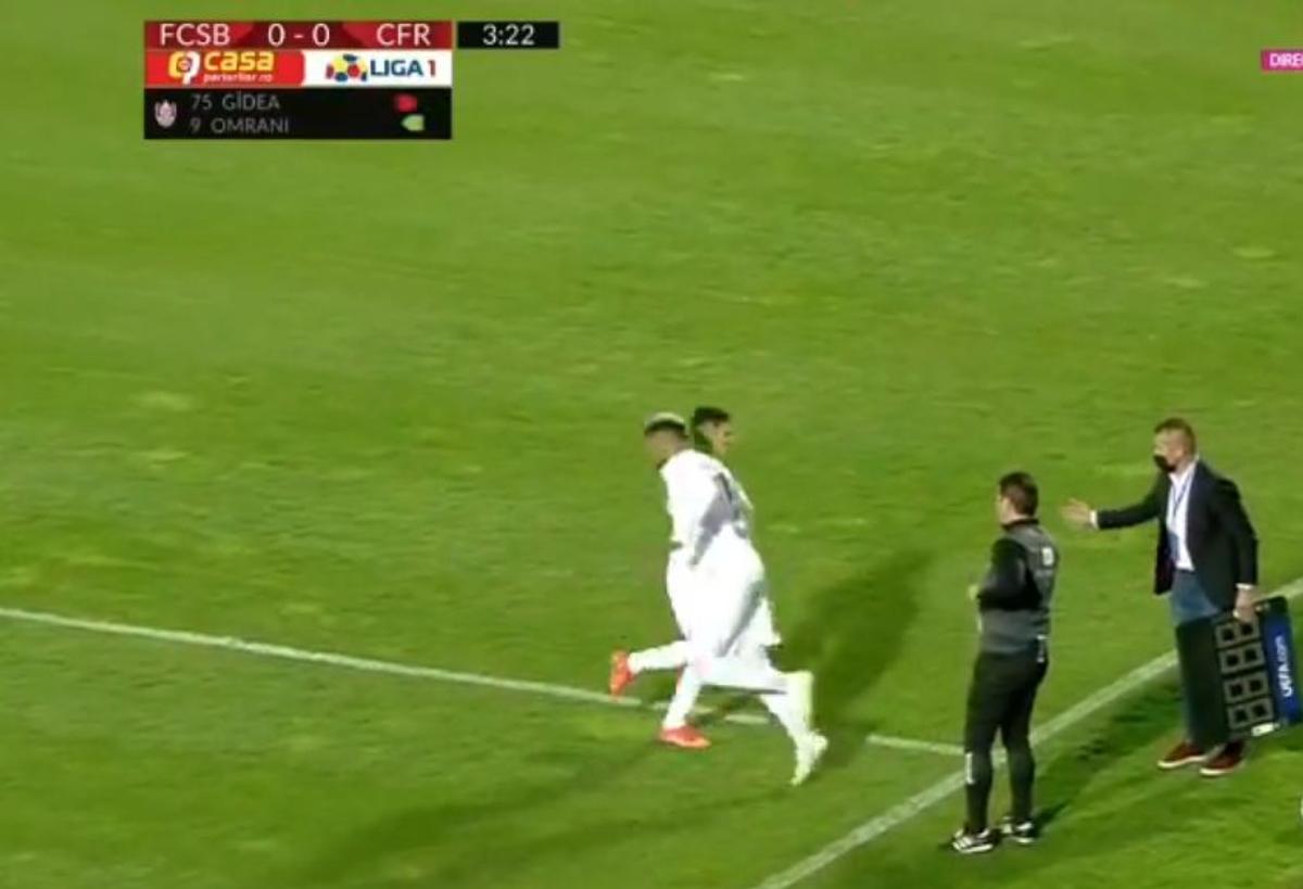 FOTO FCSB - CFR CLUJ 03.05.2021 Schimbare Gâdea, schimbare Omrani
