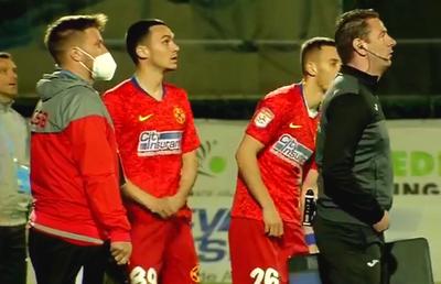 Adrian Șut nu trebuia să joace în FCSB - CFR Cluj! De ce a fost introdus în prima repriză