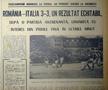 Ziarul Sportul de pe 18 iunie 1972, după România - Italia, 3-3